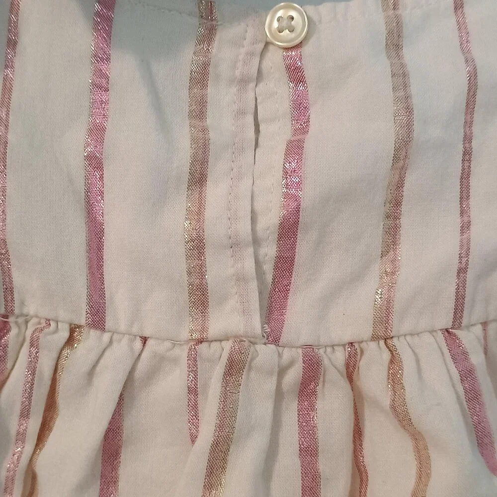 Baby Essentials Old Navy/Dress Set/Girls 12-18M/Pink Cream/2pc